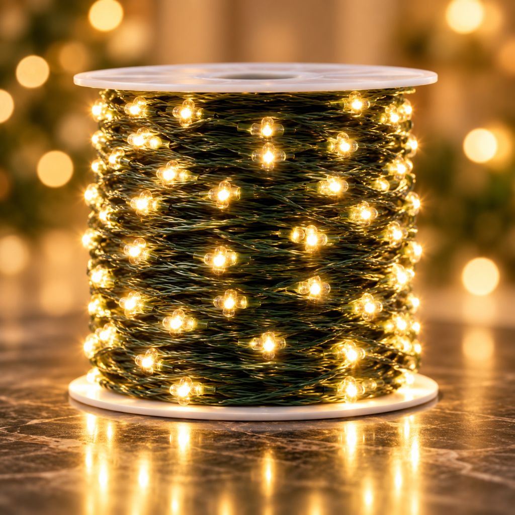 100m 1000-LED Christmas String Lights with Remote Control