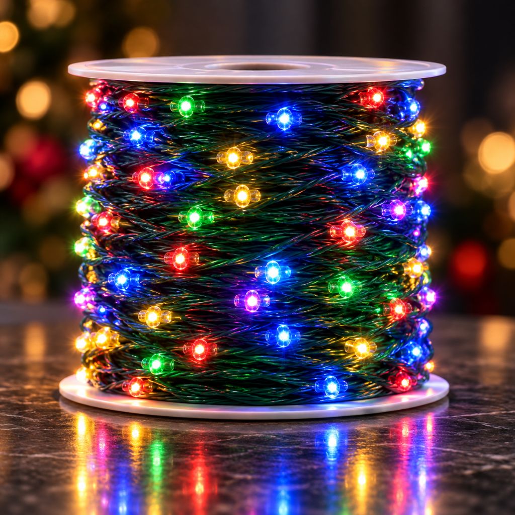 100m 1000-LED Christmas String Lights with Remote Control