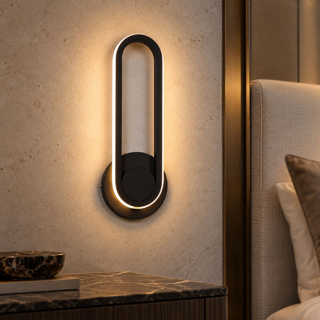 330° Rotatable Aluminum LED Wall Light for Bedside