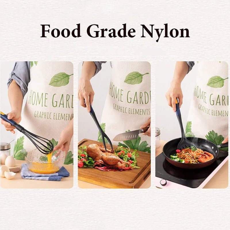 11 - Piece Minimalist Non - Stick Heat - Resistant Kitchen Utensil Set - Lattea Global