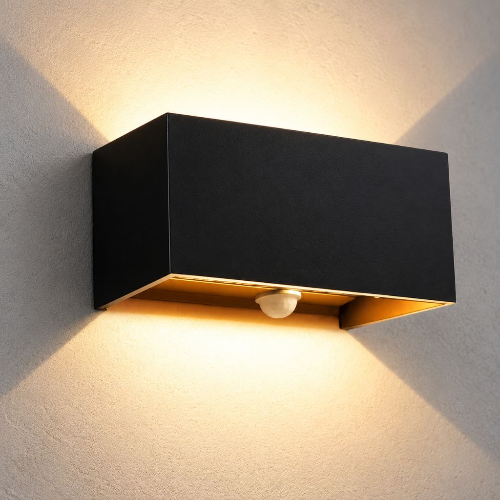 24W PIR Motion Sensor Up and Down LED Wall Light