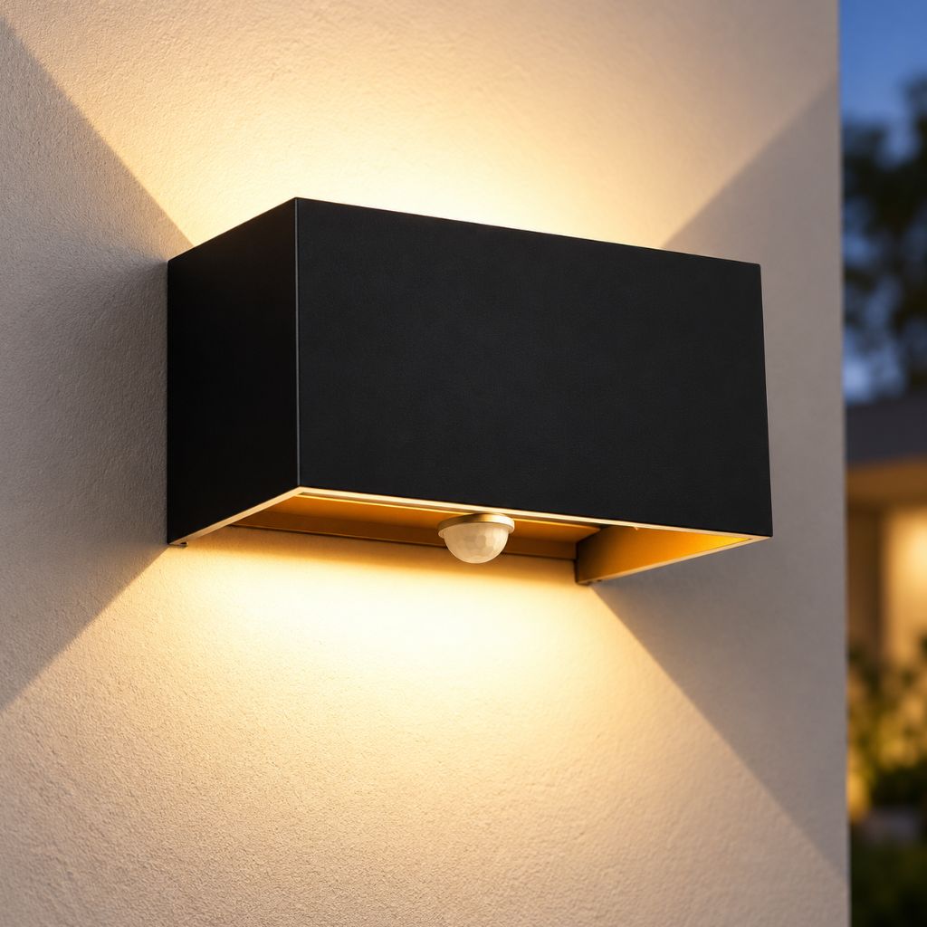 24W PIR Motion Sensor Up and Down LED Wall Light