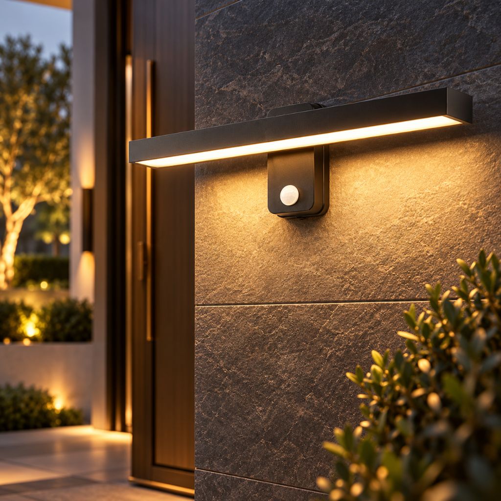 Rotatable LED Outdoor Wall Light with Optional Sensor