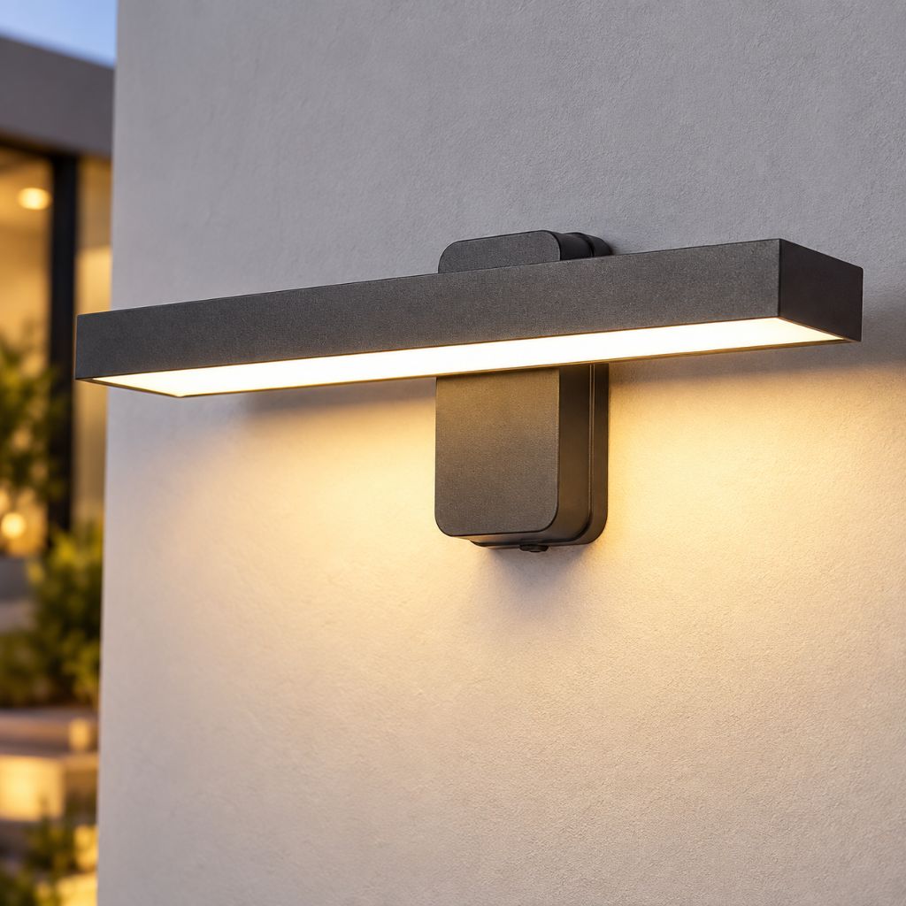 Rotatable LED Outdoor Wall Light with Optional Sensor