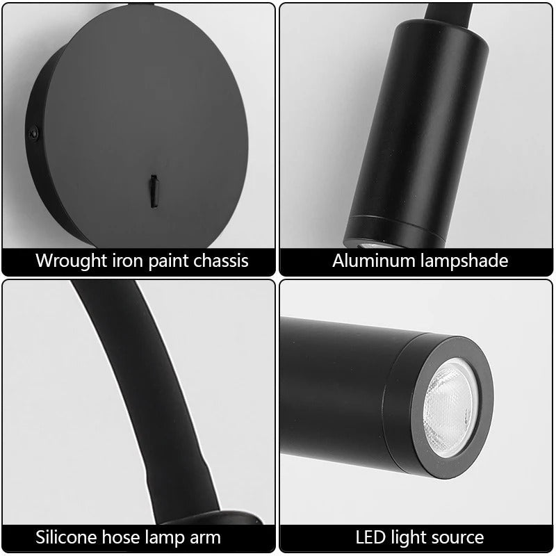 360° Reading Light Wall Lamp - Lattea Global