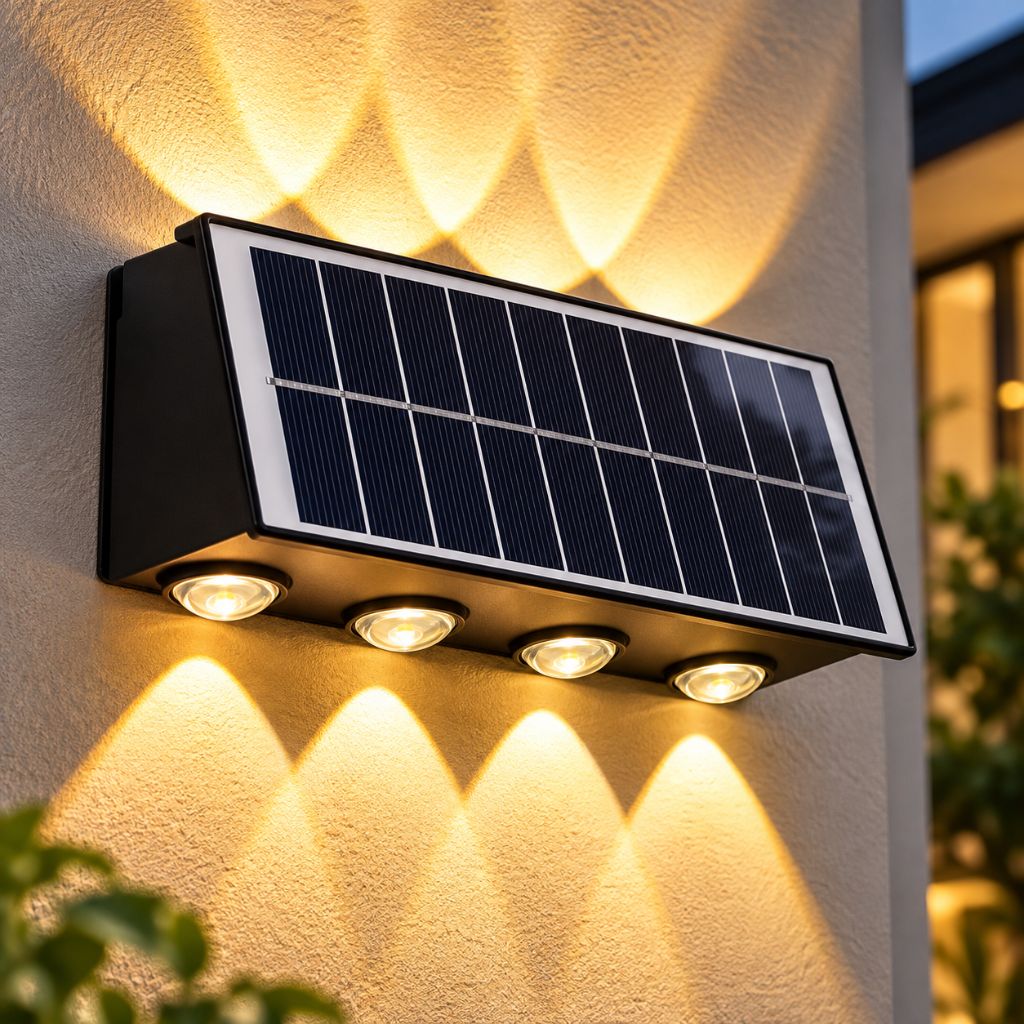 IP65 Solar Up and Down LED Wall Wash Light