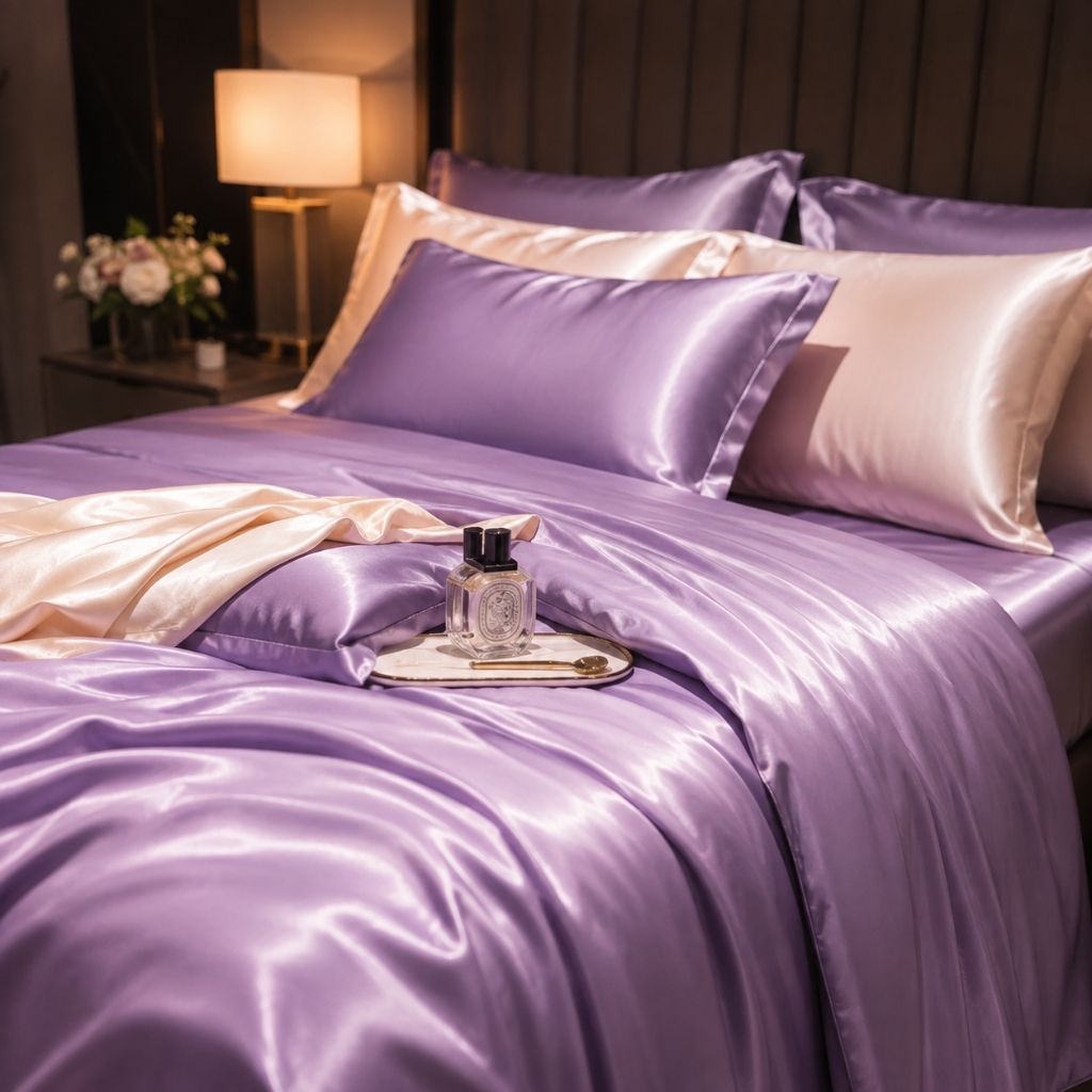 4-Piece Washed Silk Bedding Set