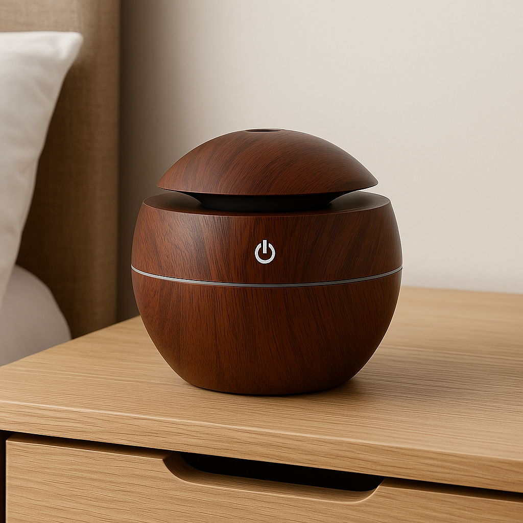 Mini LED Ultrasonic Humidifier with Aromatherapy