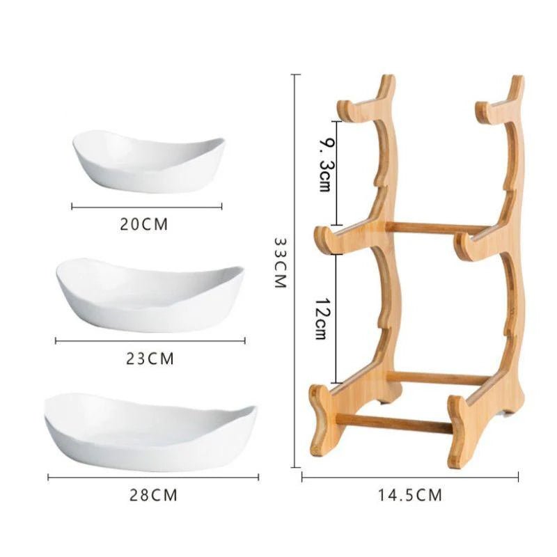 Modern Bamboo Fruit Basket