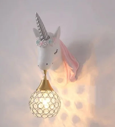 Unicorn Wall Lamp for Kids' Rooms