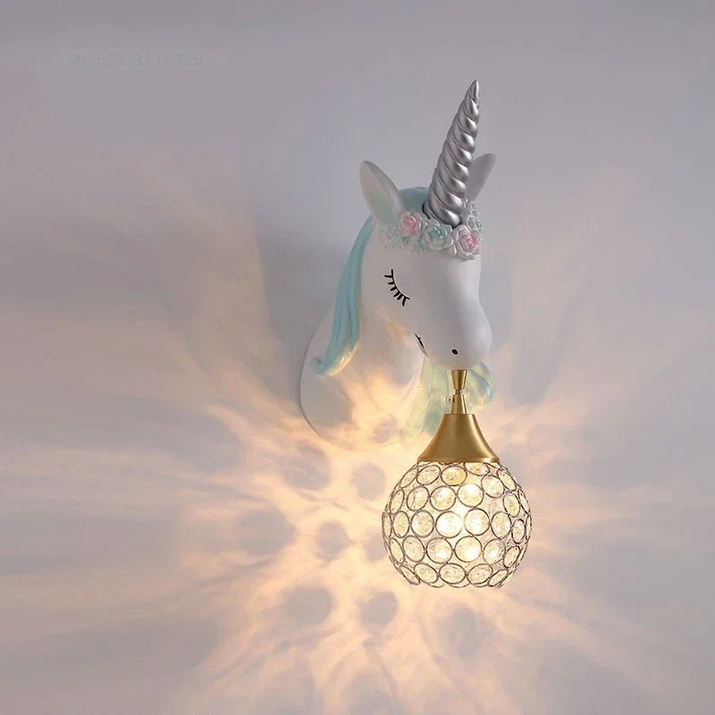 Unicorn Wall Lamp for Kids' Rooms