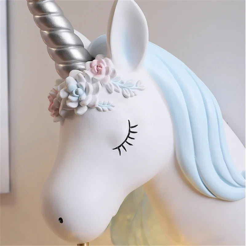 Unicorn Wall Lamp for Kids' Rooms