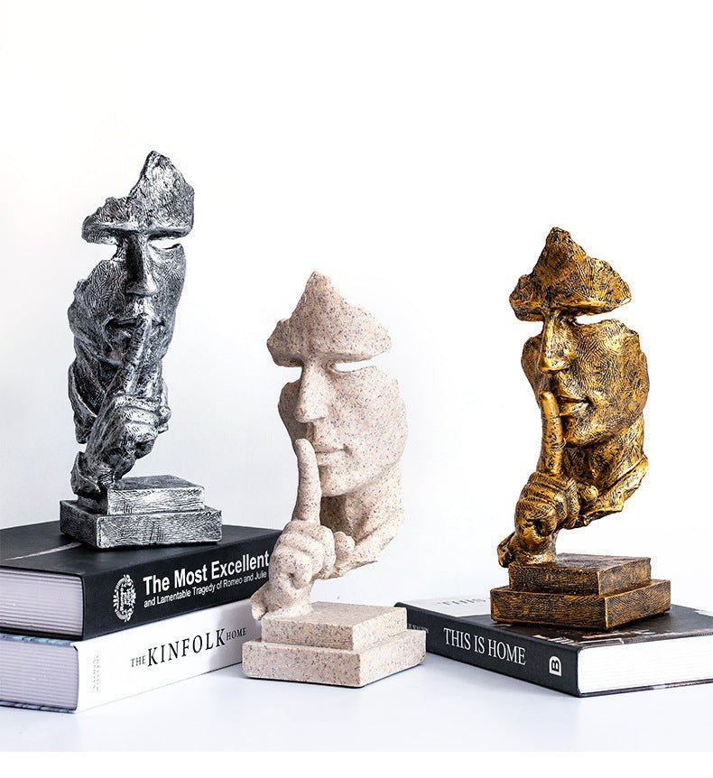 Abstract Face Modern Artistic Sculpture - Lattea Global