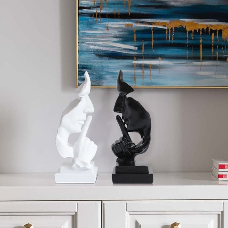 Abstract Face Modern Artistic Sculpture - Lattea Global