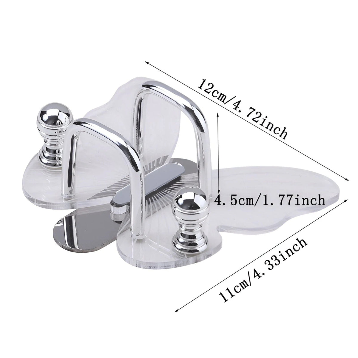Acrylic Butterfly Wall Hook with Adhesive - Lattea Global