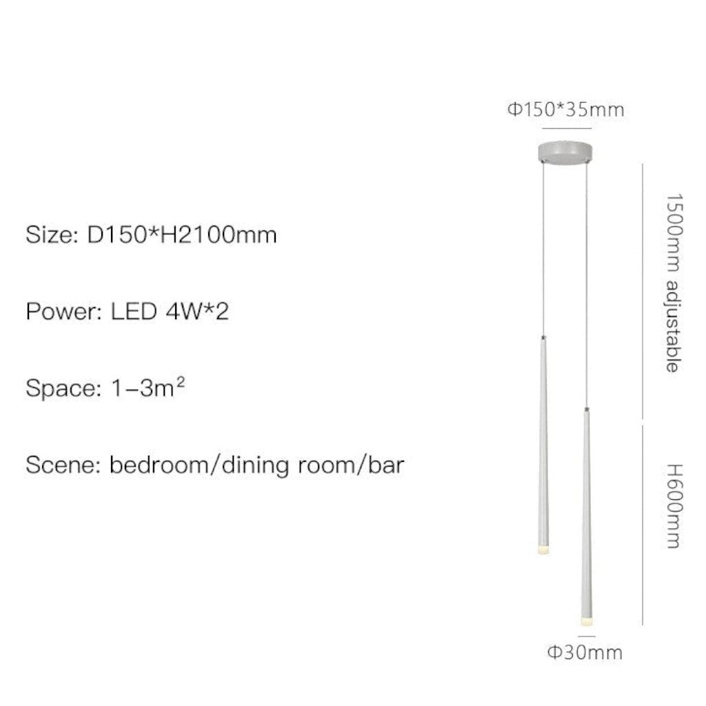 Adjustable Teardrop LED Pendant Light