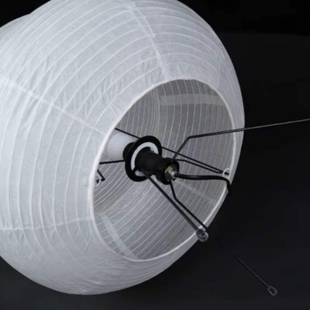 Akari Japandi Style Paper Floor Lamp