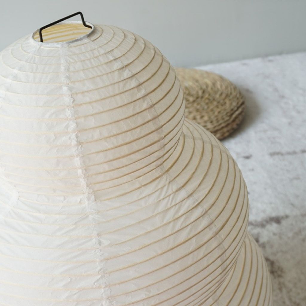 Akari Japandi Style Paper Floor Lamp