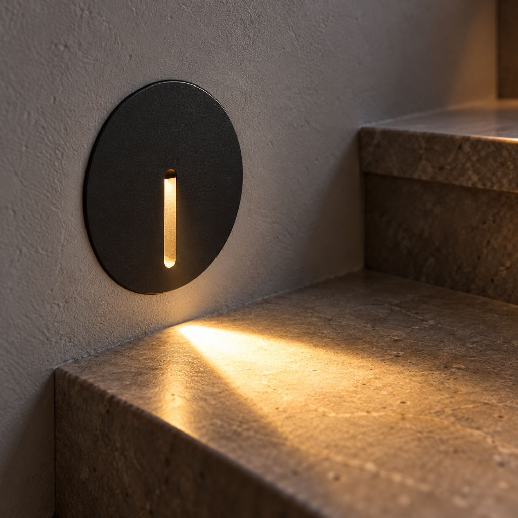 Aluminium Recessed LED Step Light for Indoor Stairs