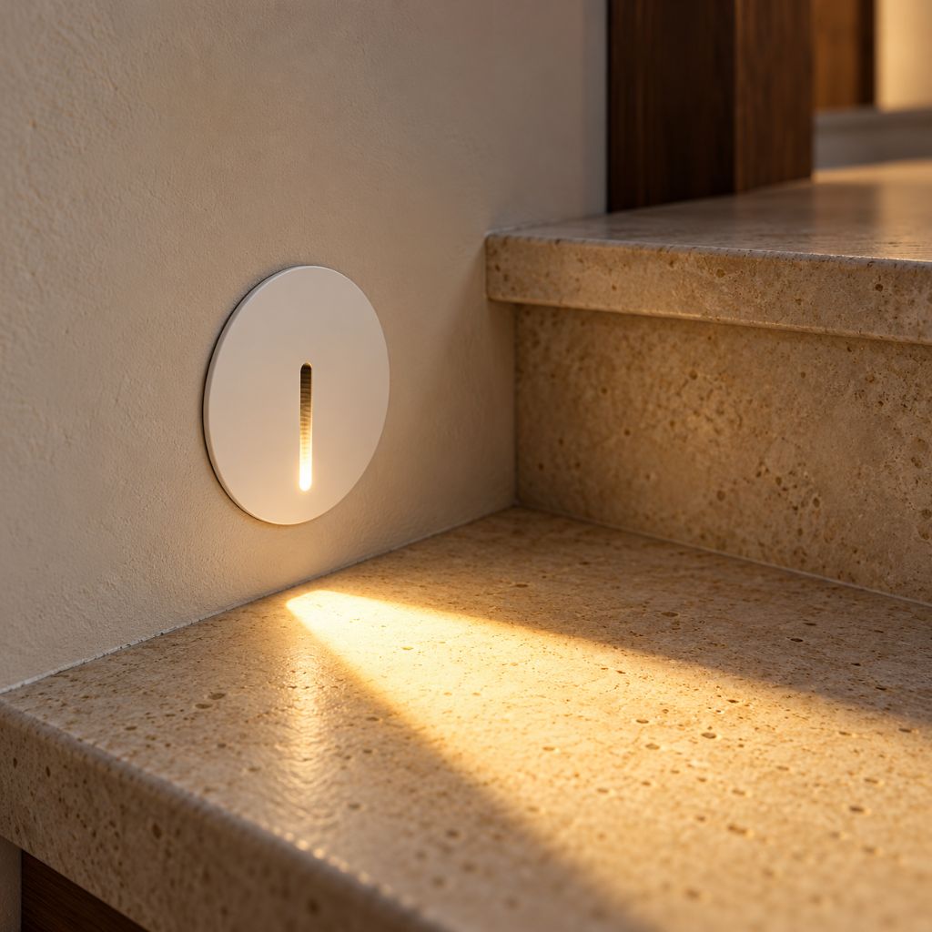 Aluminium Recessed LED Step Light for Indoor Stairs
