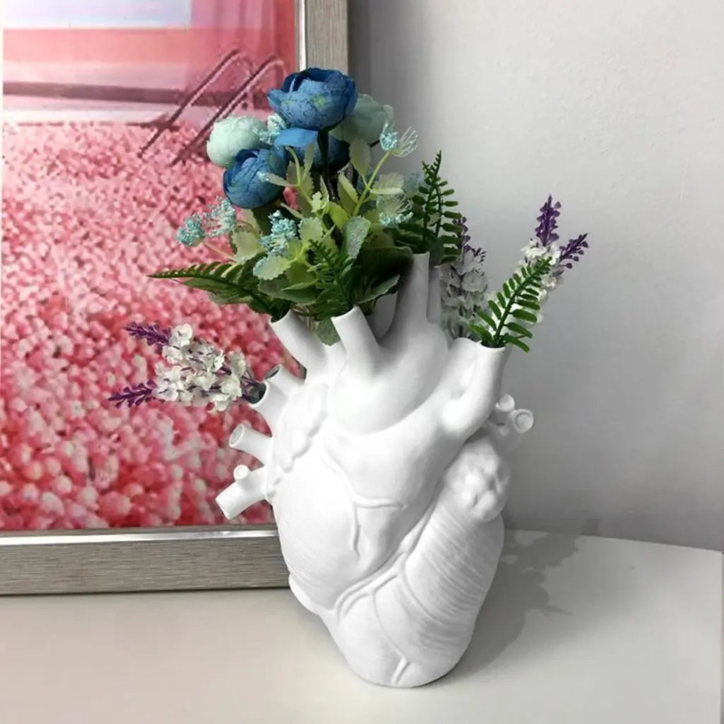 Anatomical Heart Ceramic Art Vase - Lattea Global