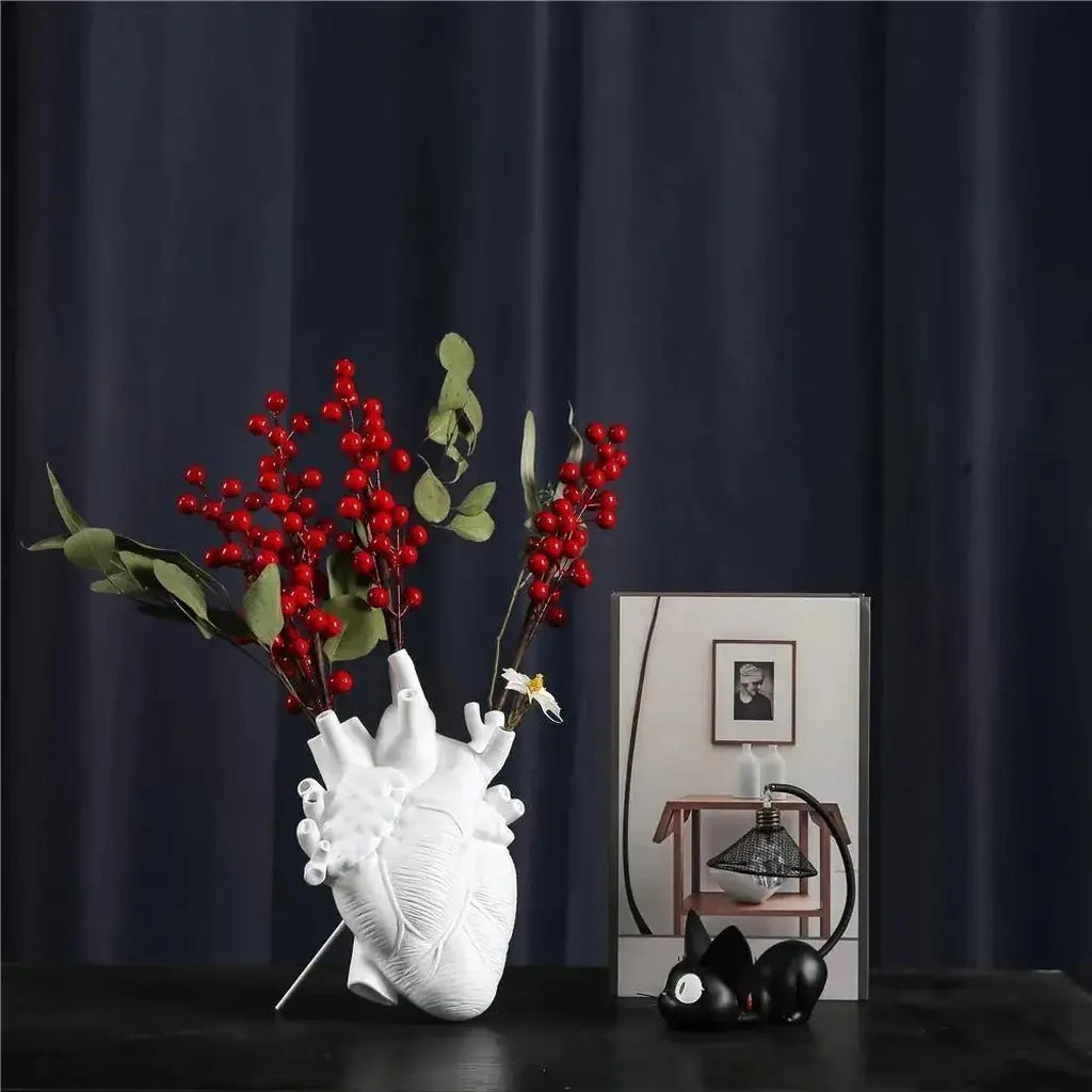 Anatomical Heart Ceramic Art Vase - Lattea Global