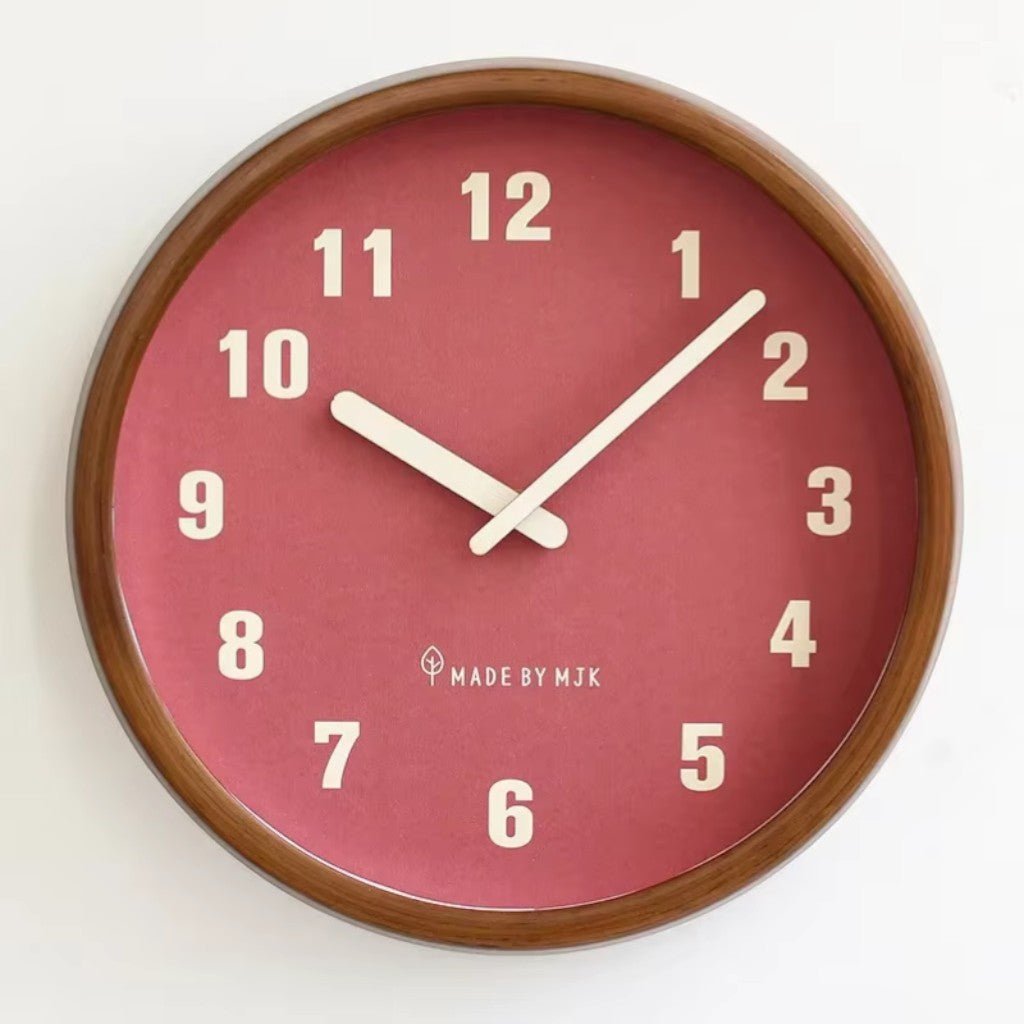 ArborFrame Solid Wood Silent Wall Clock - Lattea Global