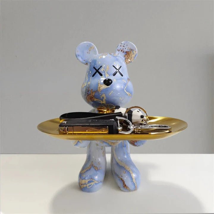 Bear Statue with Tray - Lattea Global