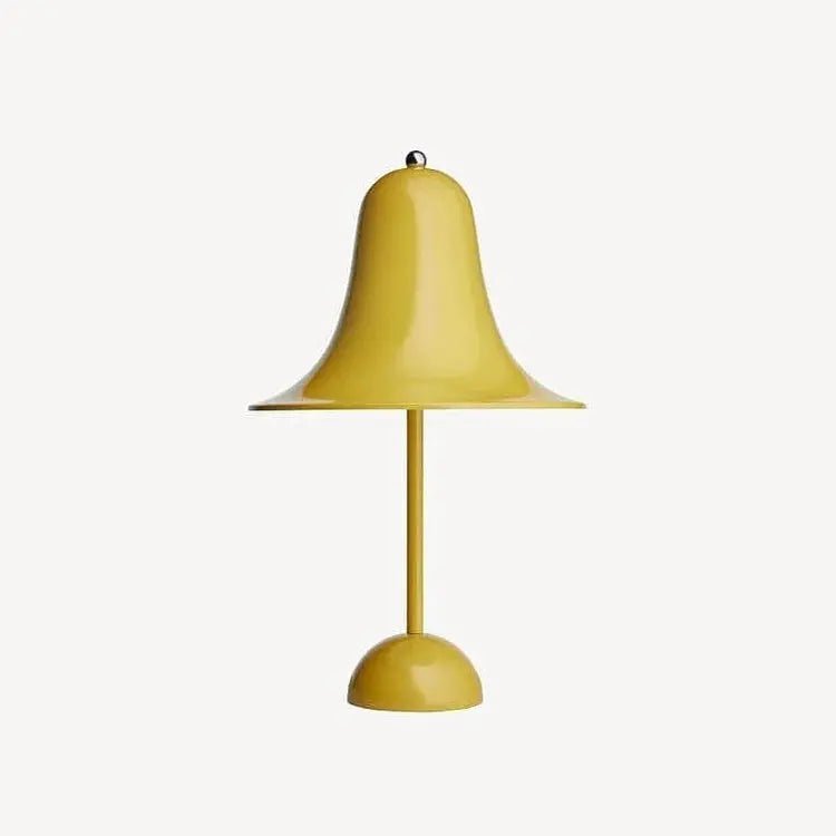 Bell - Shaped Table Lamp with Glossy Finish - Lattea Global