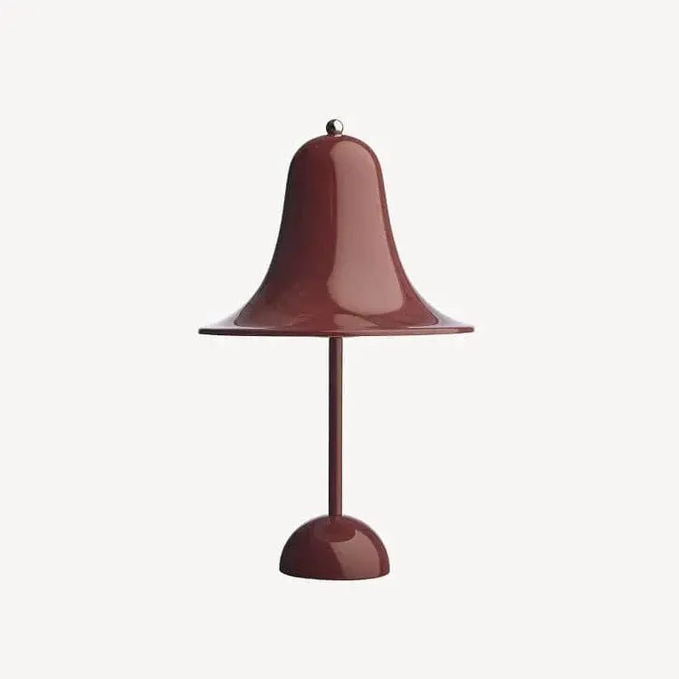 Bell - Shaped Table Lamp with Glossy Finish - Lattea Global
