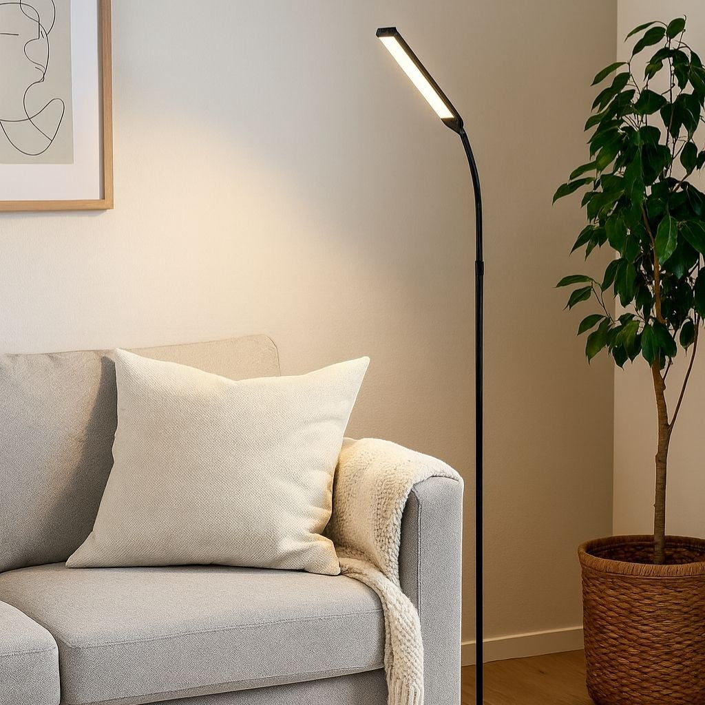 Black Standing Light - Nordic LED Floor Lamp