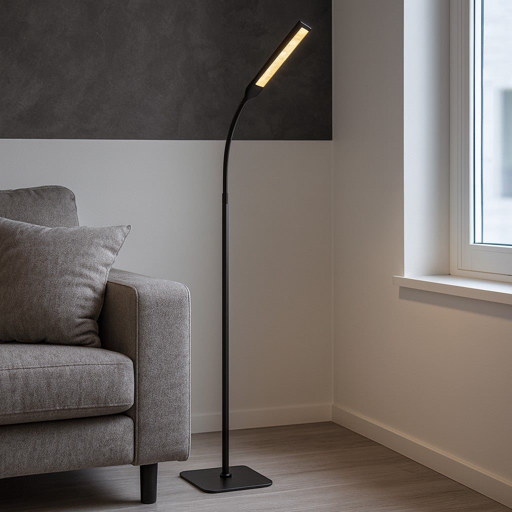 Black Standing Light - Nordic LED Floor Lamp