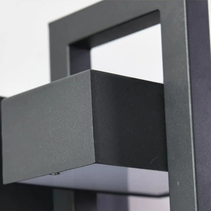 Black Up Down Outdoor Wall Light - Lattea Global