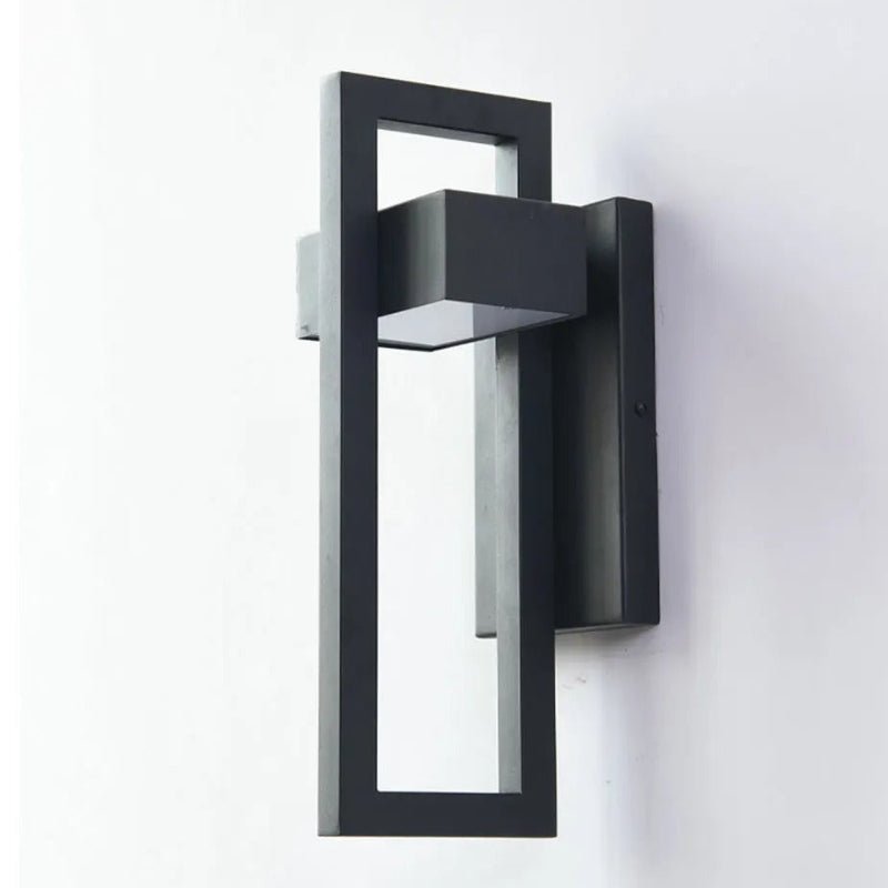 Black Up Down Outdoor Wall Light - Lattea Global