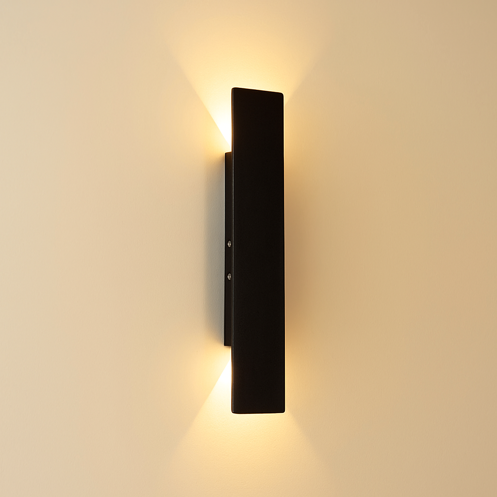 Black Weatherproof LED Wall Lights - Outdoor Style and Durability