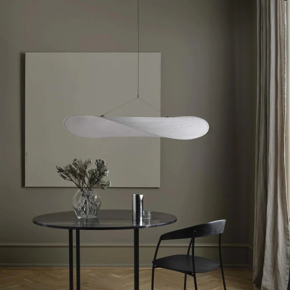 Boho LED Ceiling Light with Silk Shade - Lattea Global
