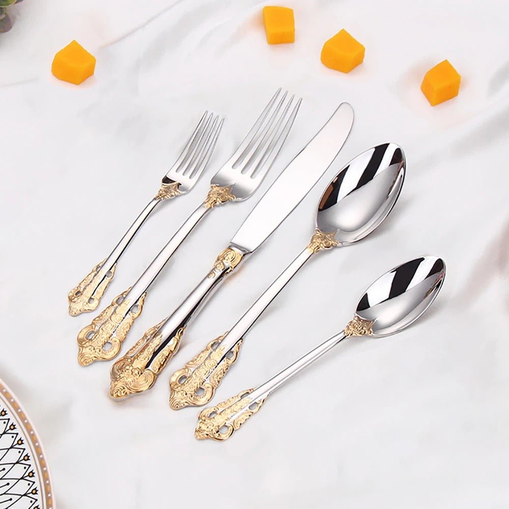 British - Inspired Cutlery Set – Timeless Elegance for Daily Dining - Lattea Global