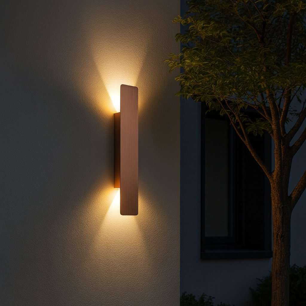 Brown Waterproof External Wall Lights - Durable Exterior Fixture