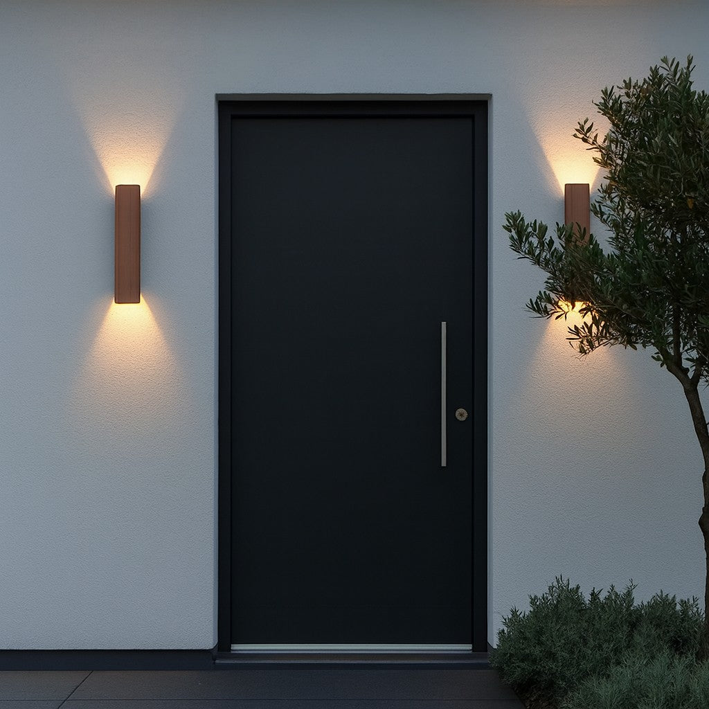 Bronze Waterproof External Wall Lights - Durable Exterior Fixture