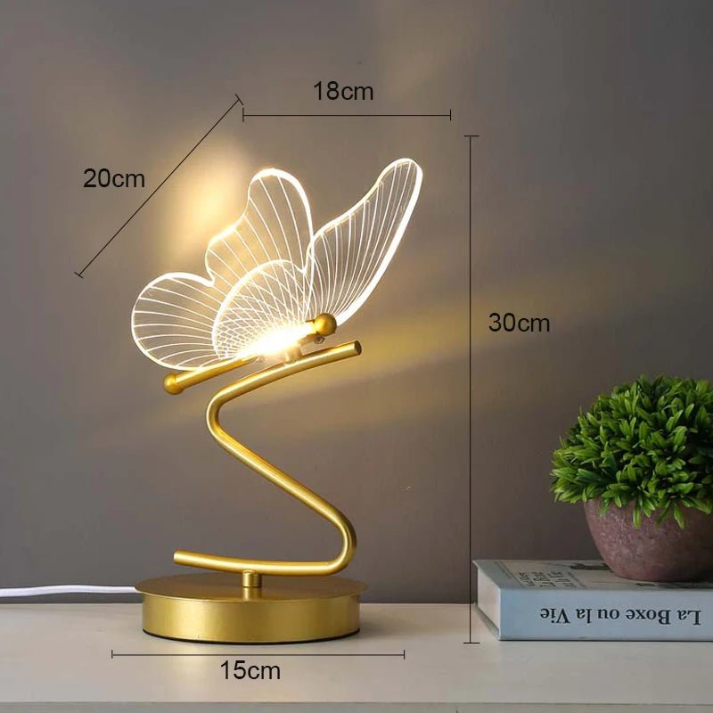 ButterLight - Butterfly LED Bedside Desk Lamp - Lattea Global