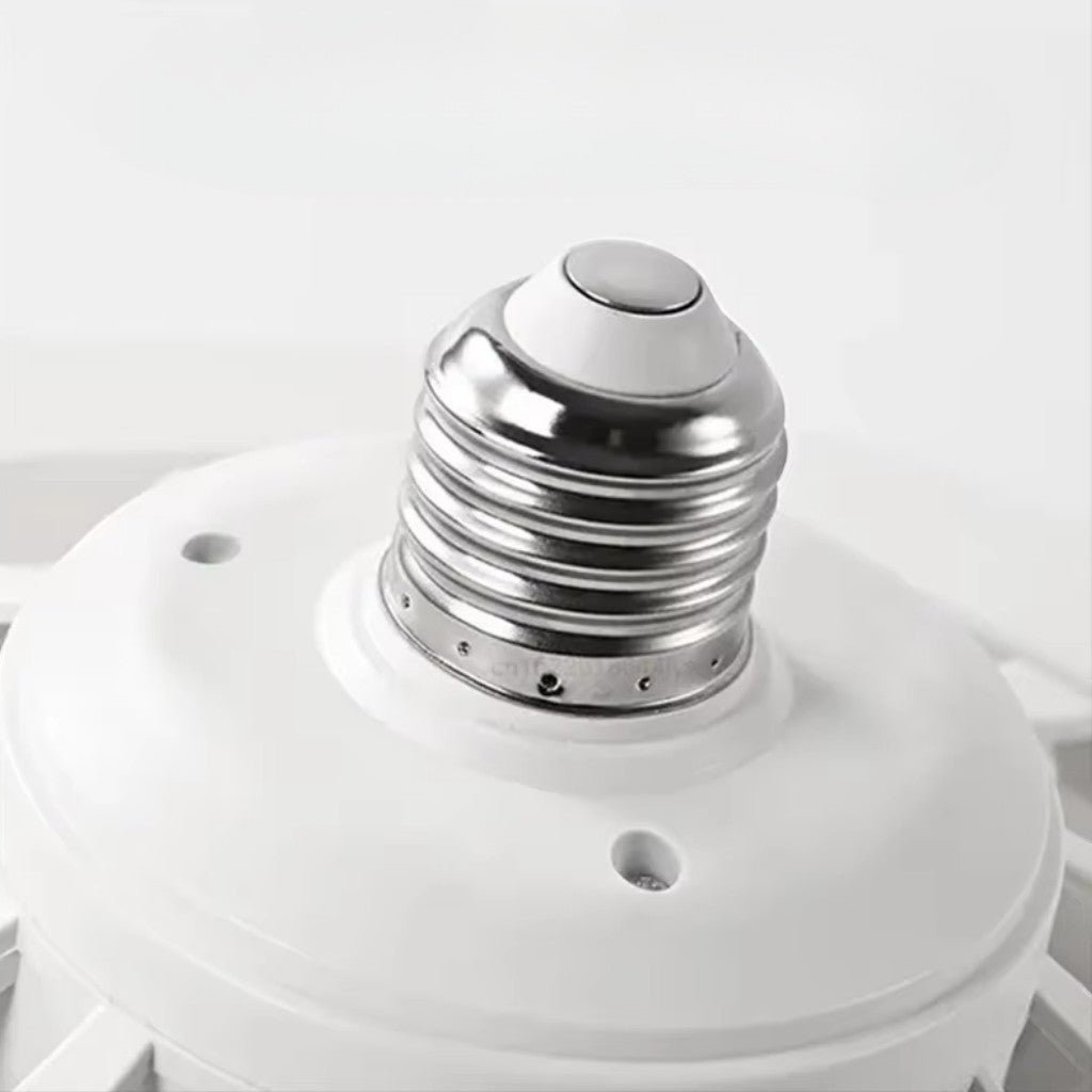 Ceiling Fan with LED Light – Screw-In Design & Remote Control