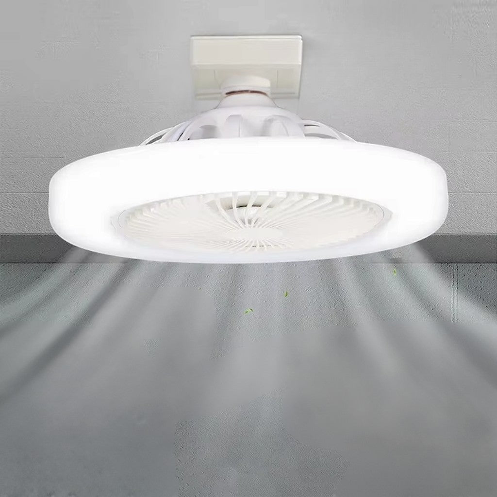 Ceiling Fan with LED Light – Screw-In Design & Remote Control