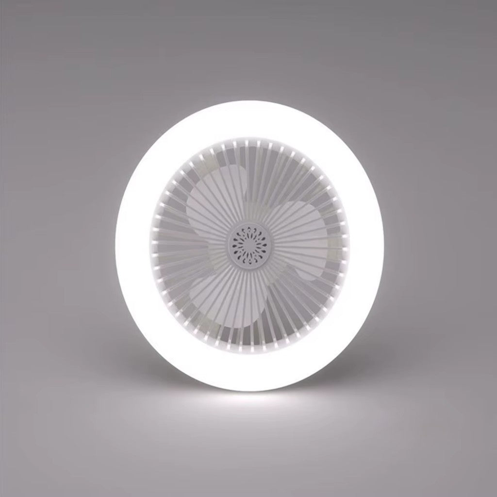 Ceiling Fan with LED Light – Screw-In Design & Remote Control