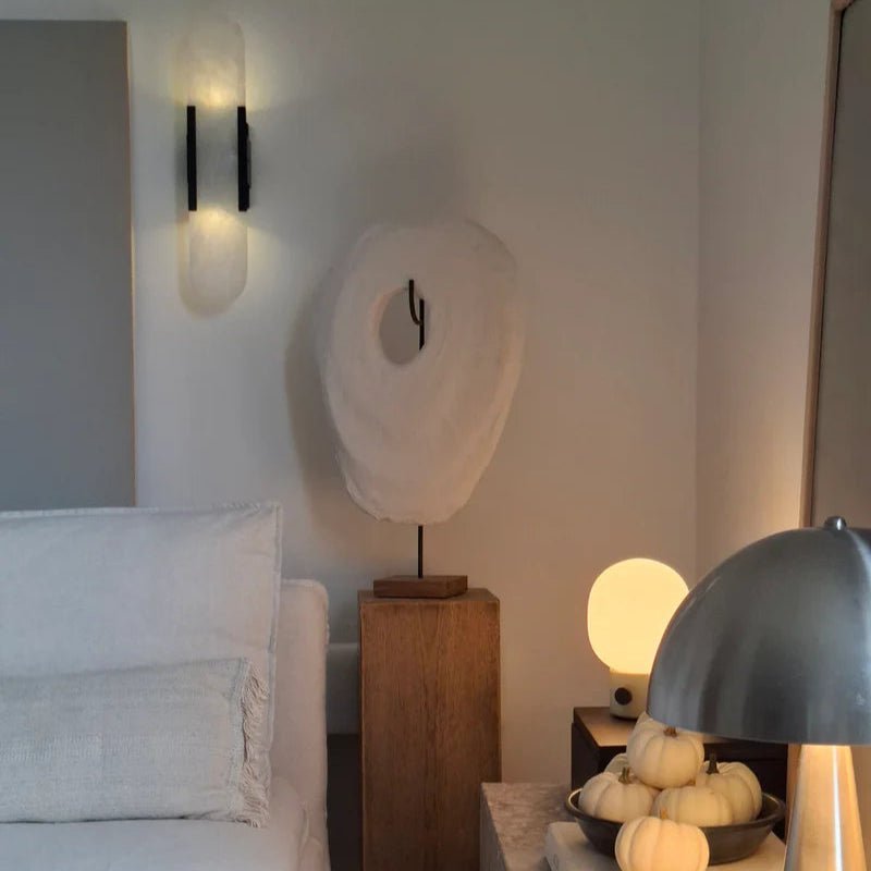 Chan Black and Gold LED Wall Lamp - Lattea Global