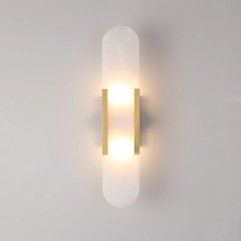 Chan Black and Gold LED Wall Lamp - Lattea Global