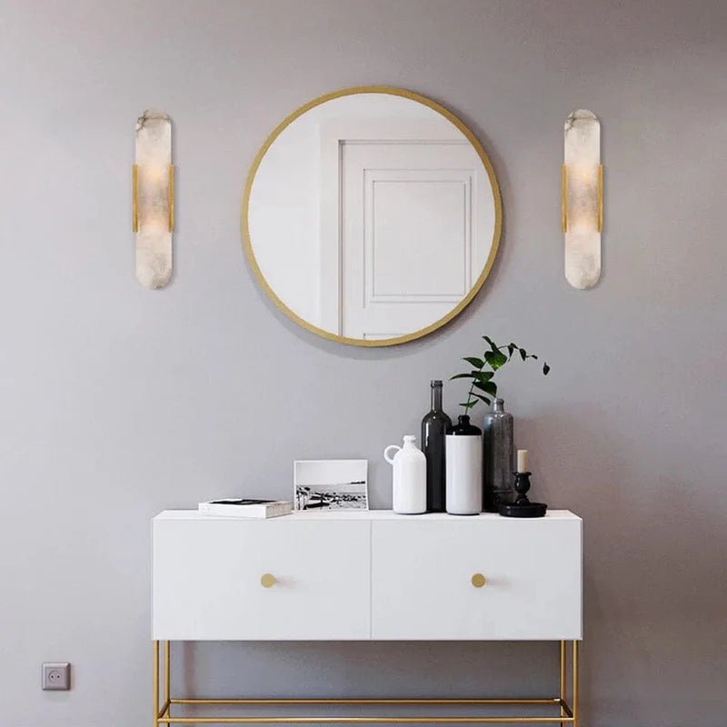 Chan Black and Gold LED Wall Lamp - Lattea Global