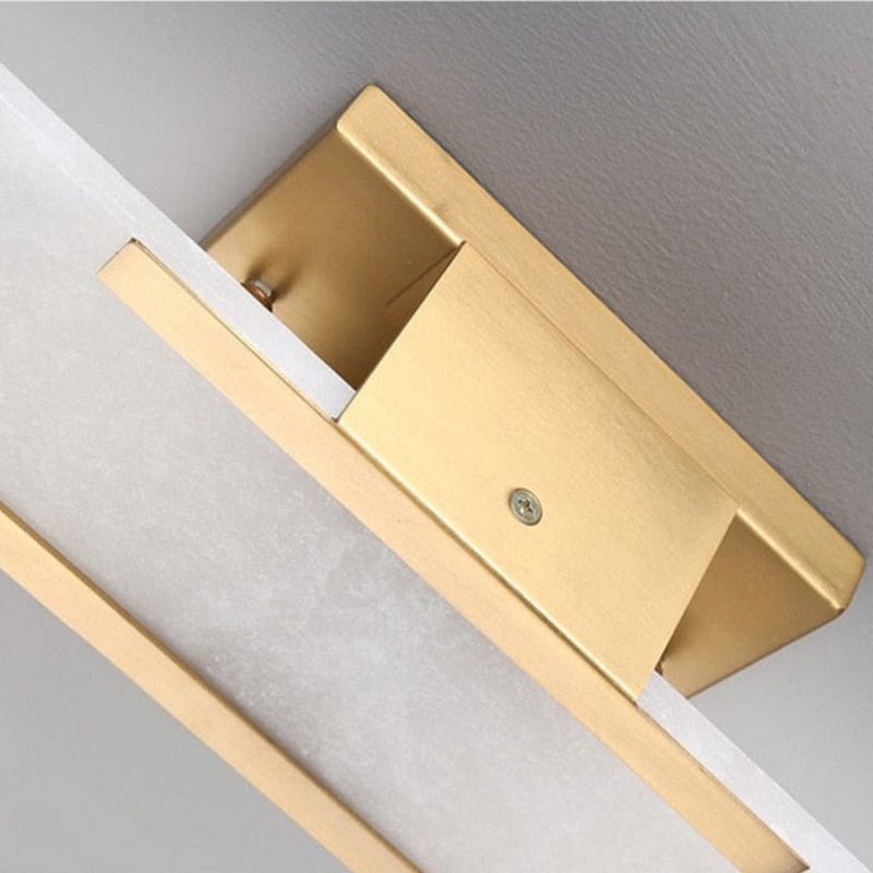 Chan Black and Gold LED Wall Lamp - Lattea Global