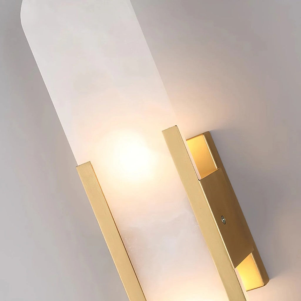 Chan Black and Gold LED Wall Lamp