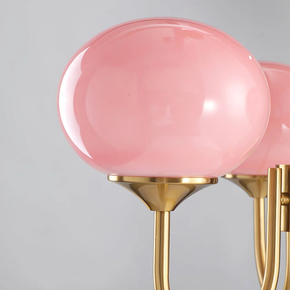 Marshmallow Frosted Glass Chandelier