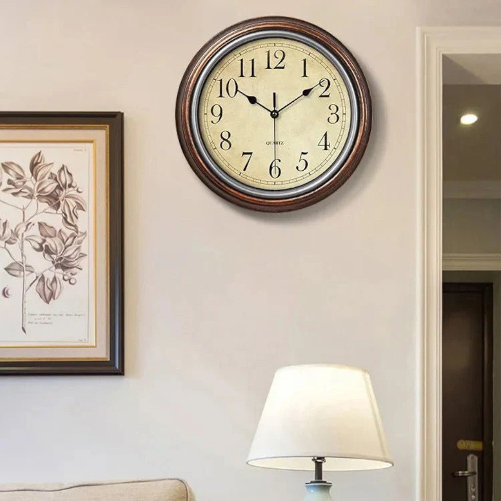 ChronoClassic Vintage Wall Clock for Home Decor - Lattea Global